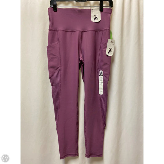 Athletic Leggings By Xersion In Purple, Size: M