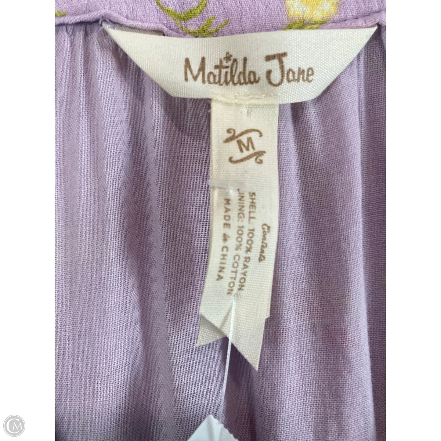 Dress Casual Maxi By Matilda Jane In Purple, Size: M
