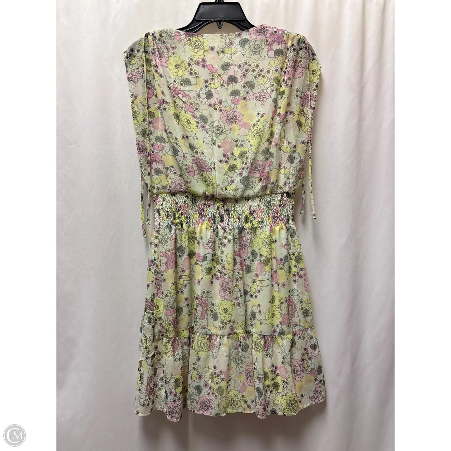 Dress Casual Midi By Bcbg In Yellow, Size: M