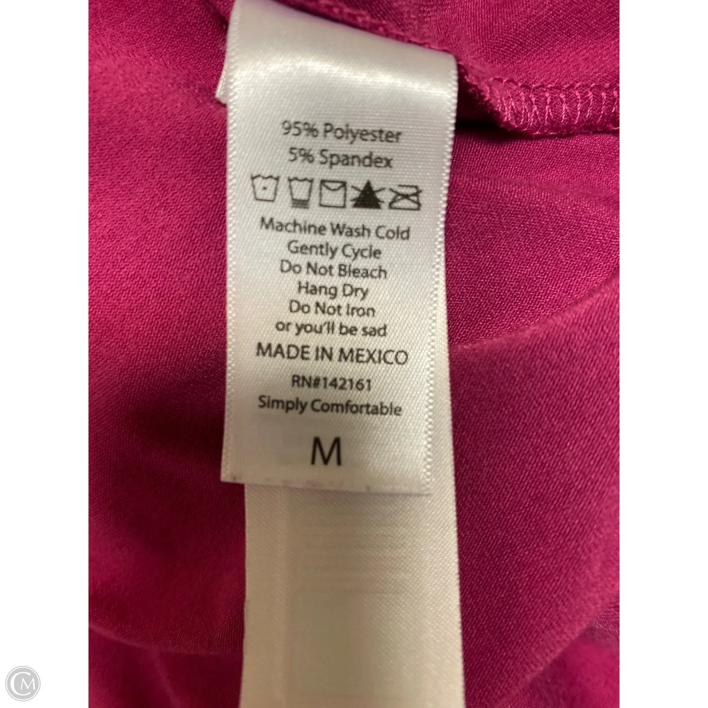 Top Short Sleeve By Lularoe In Purple, Size: M