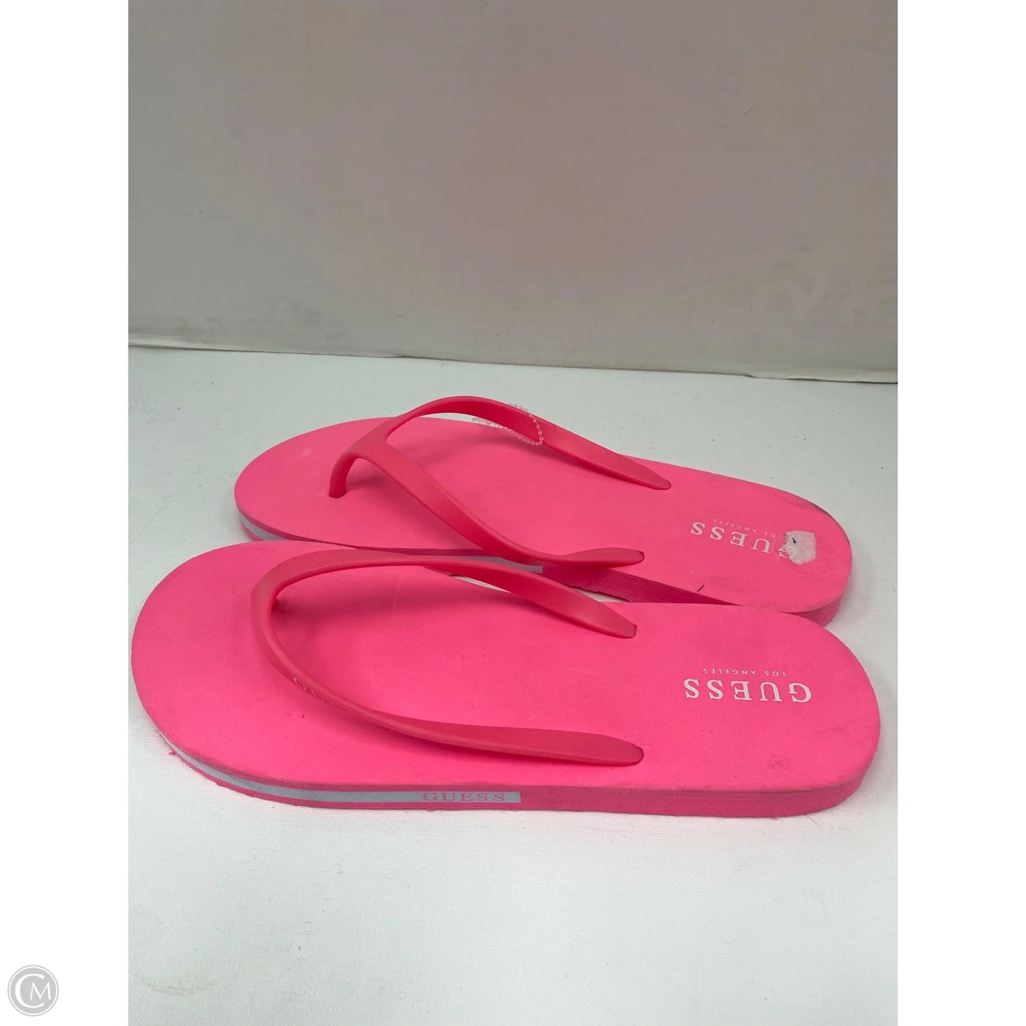 Sandals Flip Flops By Guess In Pink, Size: 10