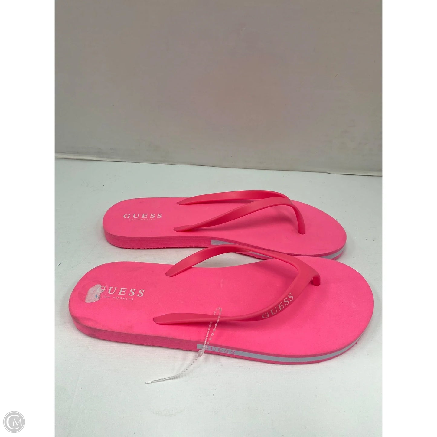 Sandals Flip Flops By Guess In Pink, Size: 10
