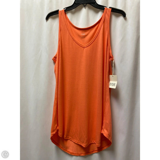 Athletic Tank Top By Ana In Orange, Size: L