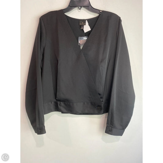 Top Long Sleeve By Worthington In Black, Size: Xl