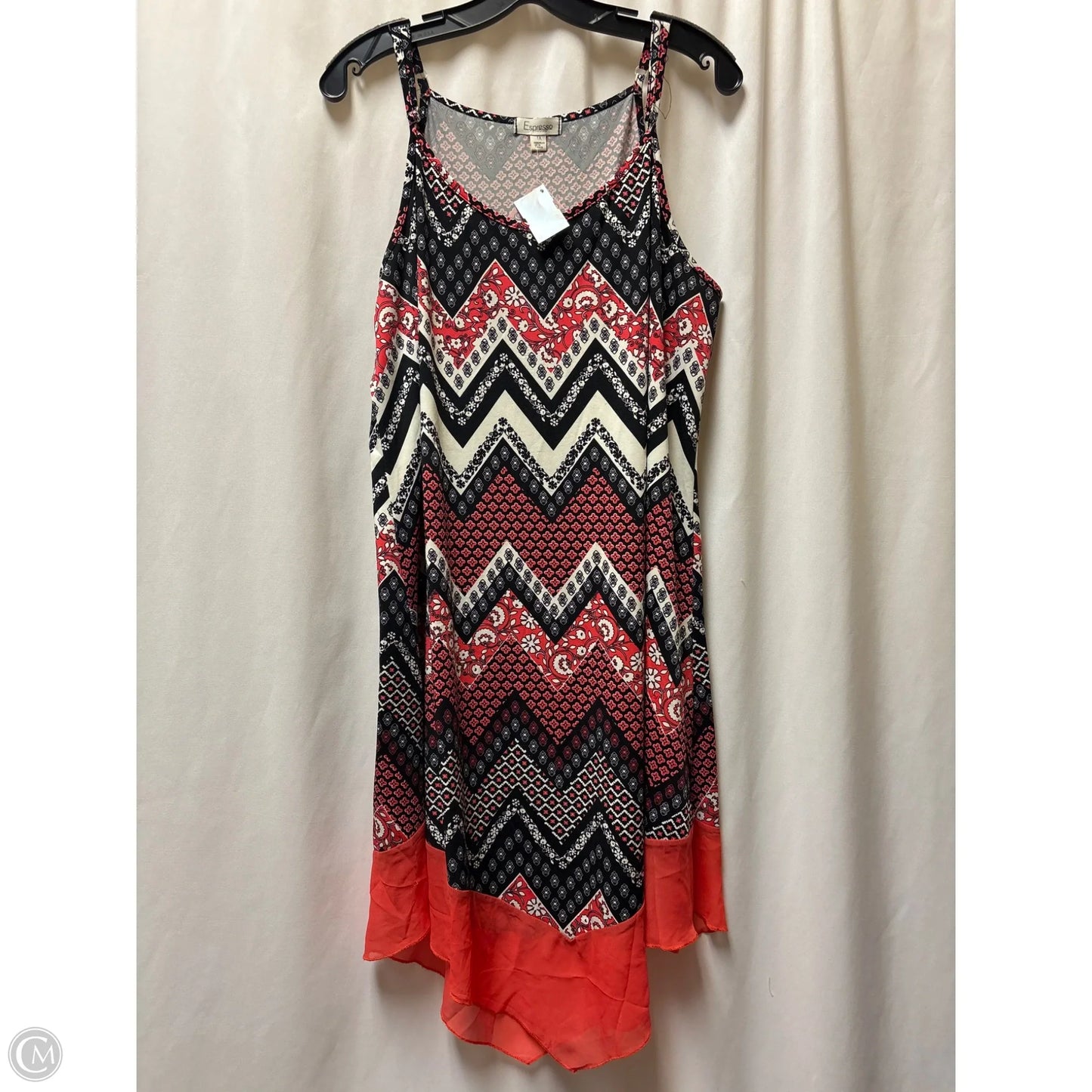 Dress Casual Midi By Espresso In Pink, Size: 1x