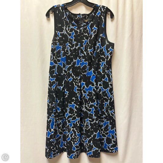 Dress Casual Midi By Clothes Mentor In Blue, Size: L
