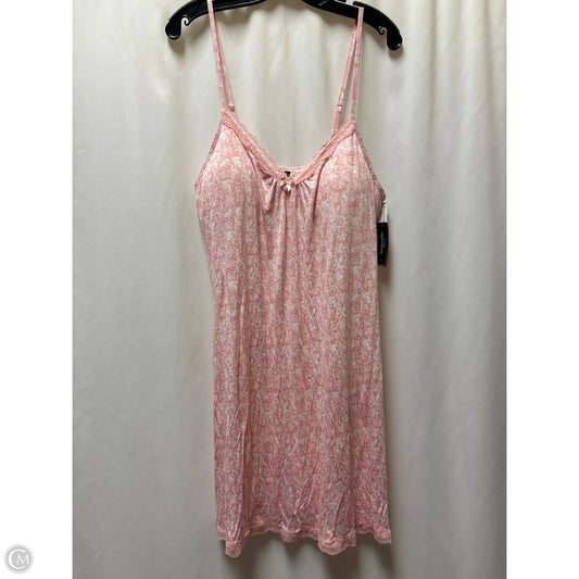 Nightgown By Clothes Mentor In Pink, Size: L