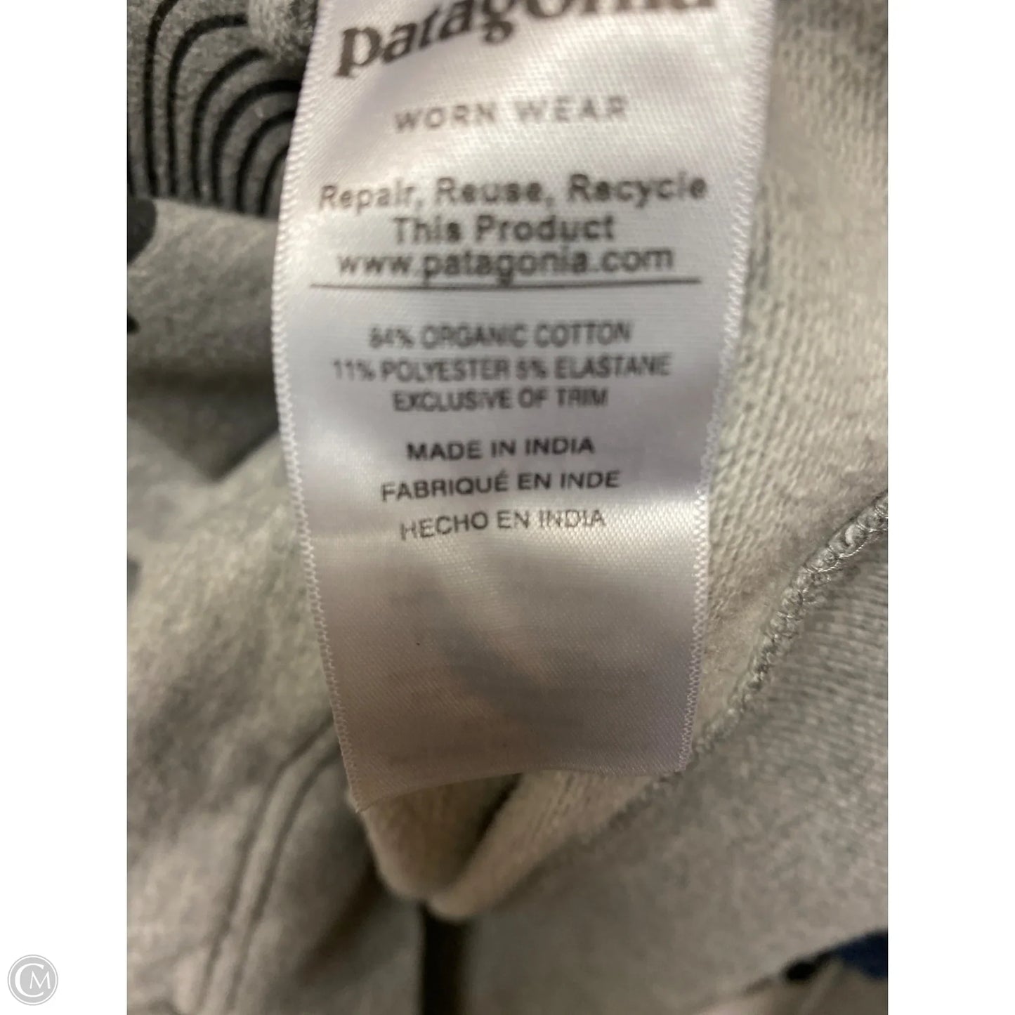 Sweatshirt Hoodie By Patagonia In Grey, Size: S