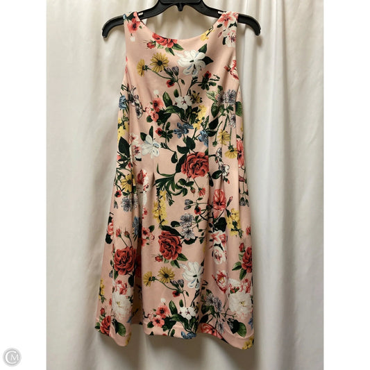 Dress Casual Midi By Vince Camuto In Pink, Size: L