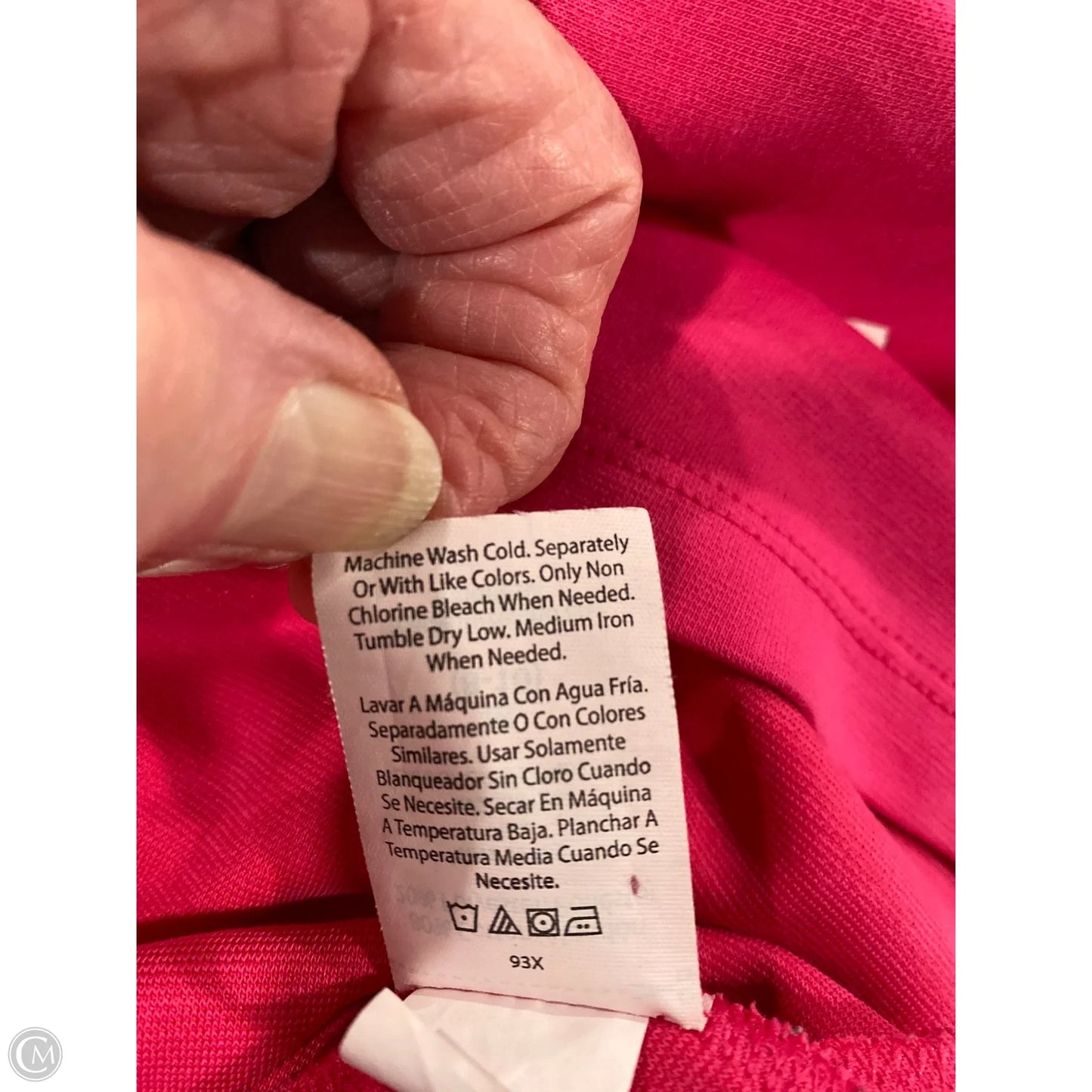 Athletic Top Short Sleeve By Avia In Pink, Size: M