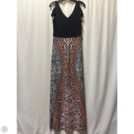 Dress Casual Maxi By London Times In Multi-colored, Size: M