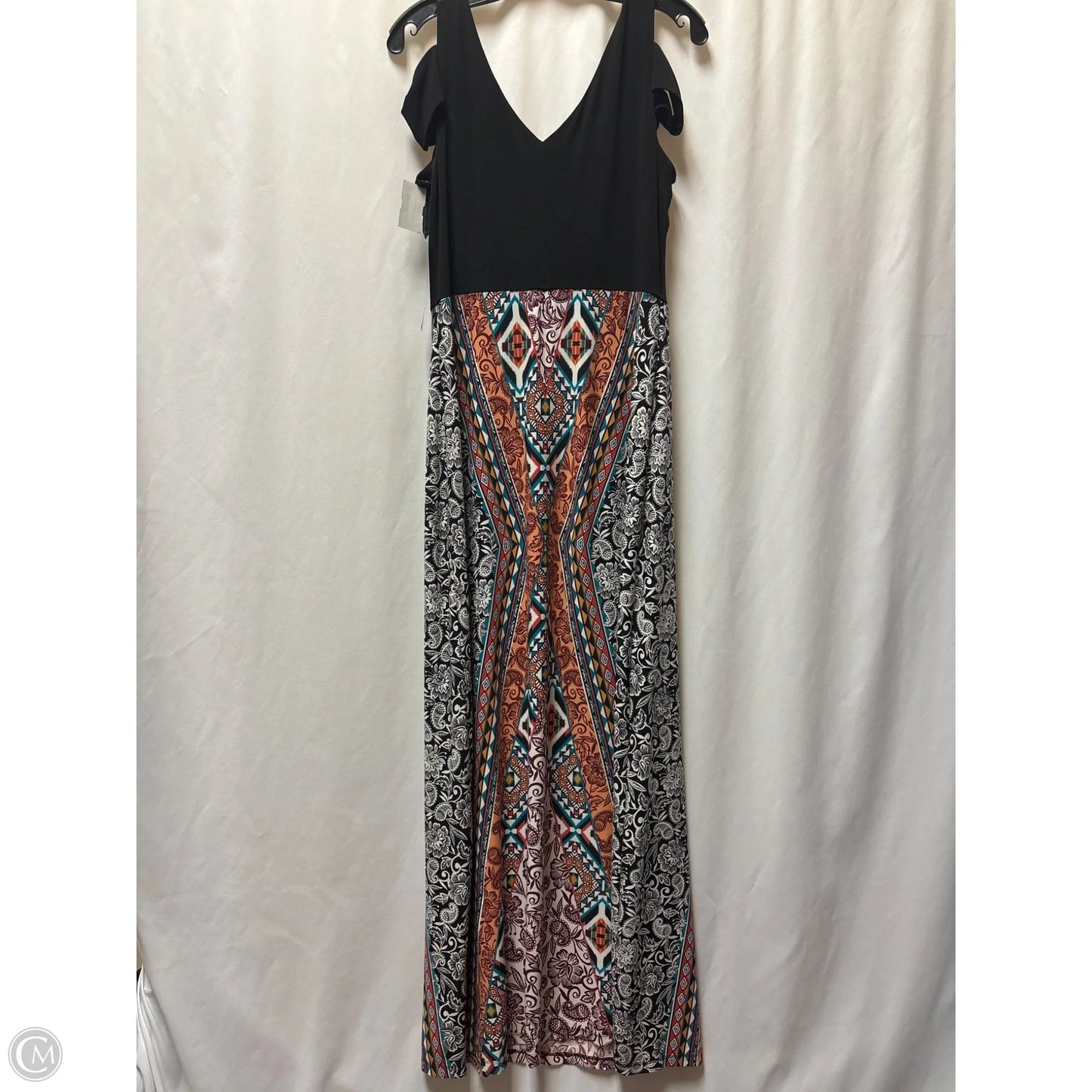 Dress Casual Maxi By London Times In Multi-colored, Size: M