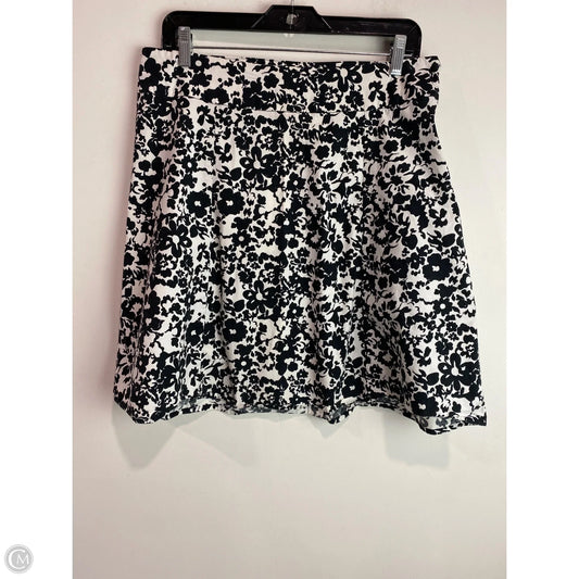 Skirt Mini & Short By Sonoma In Black & White, Size: L