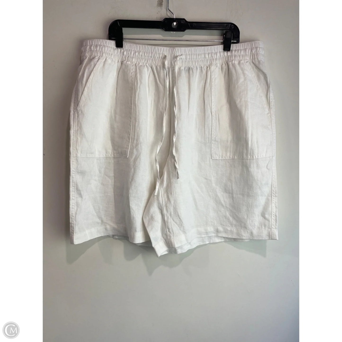 Shorts By Lands End In White, Size: 18