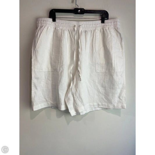 Shorts By Lands End In White, Size: 18