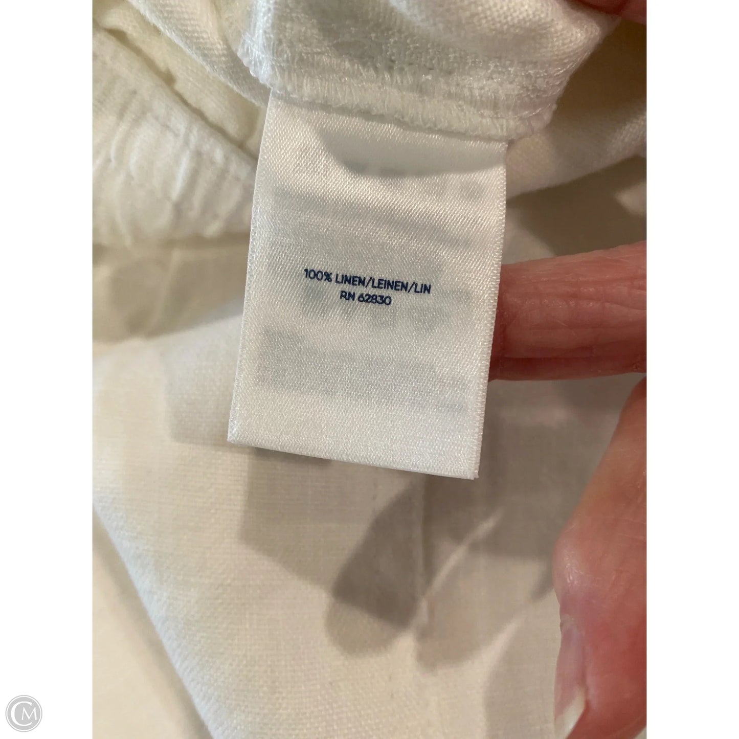 Shorts By Lands End In White, Size: 18