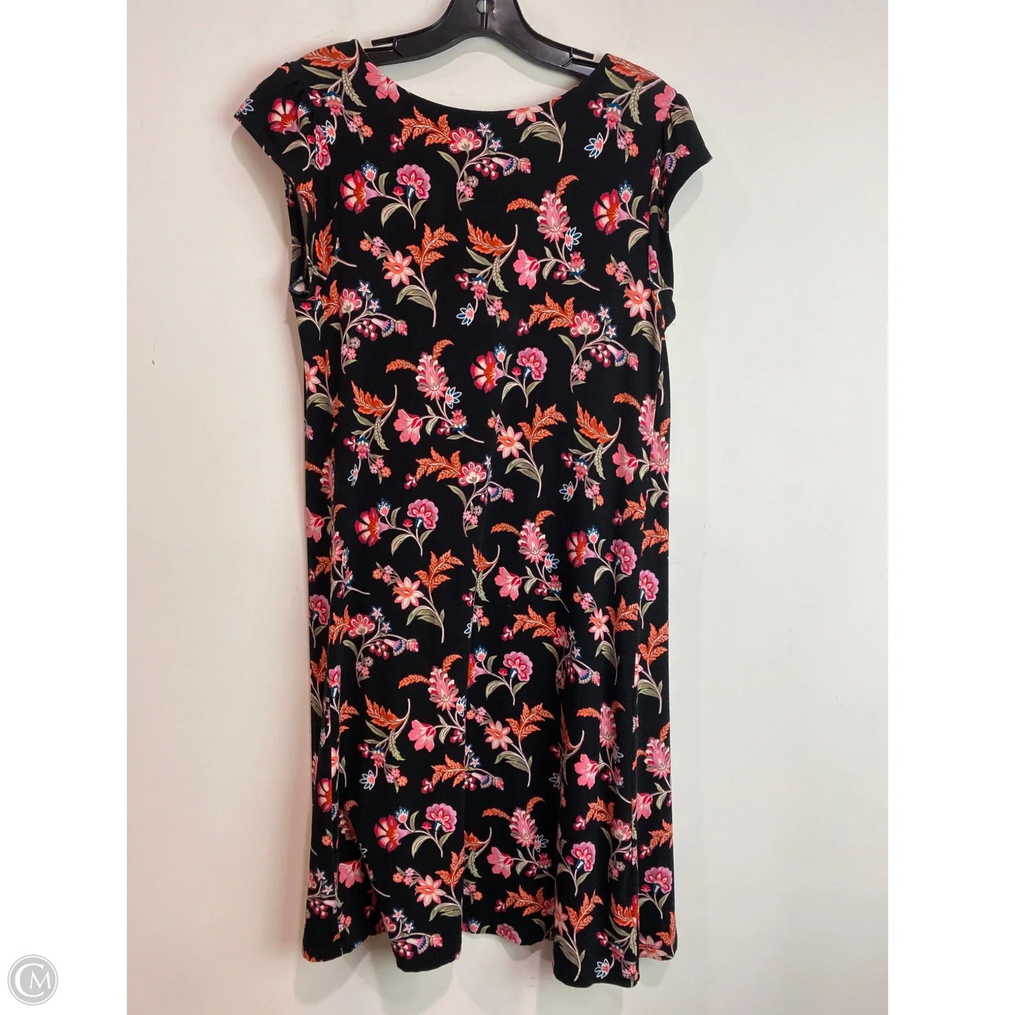 Dress Casual Midi By Loft In Black, Size: S