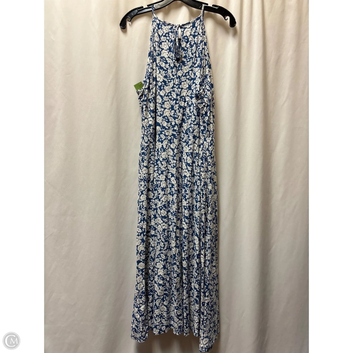 Dress Casual Maxi By Chaps In Blue, Size: Xl