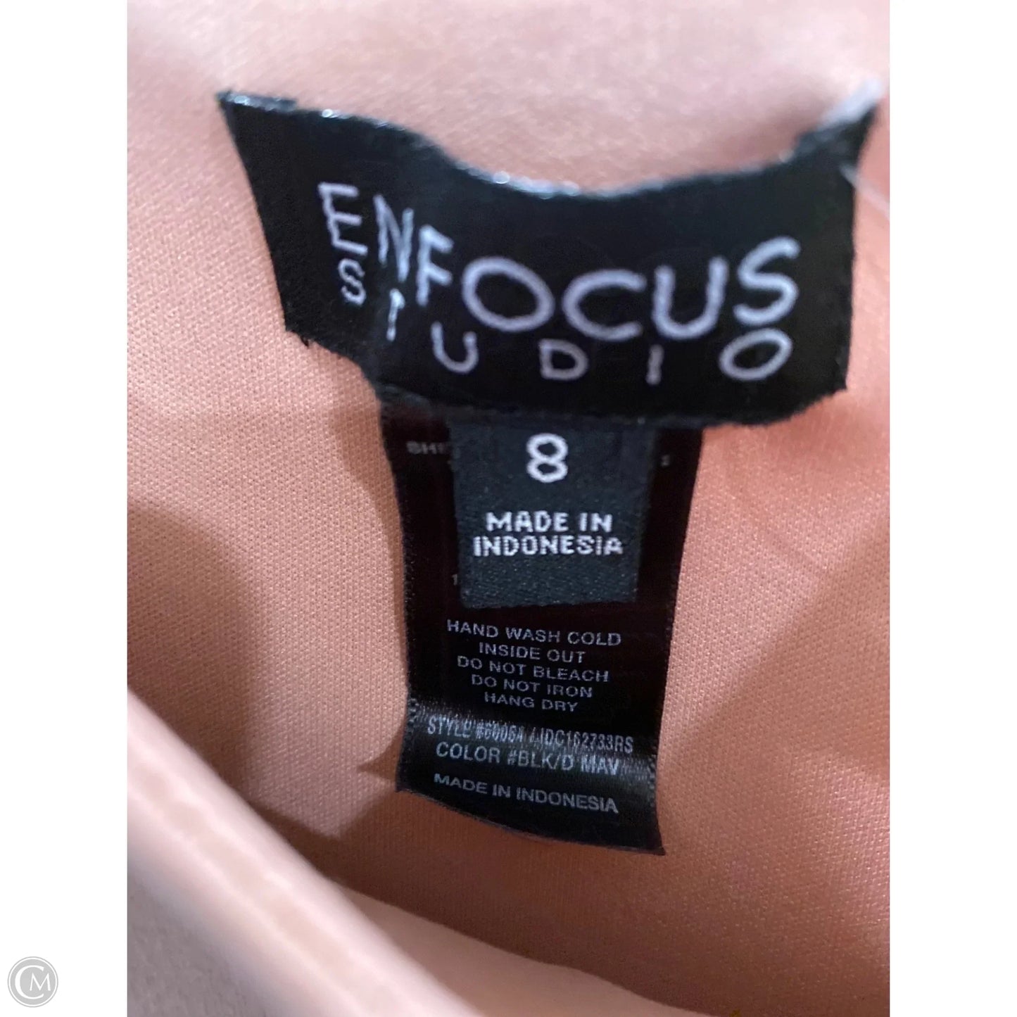 Dress Casual Midi By Enfocus In Pink, Size: M