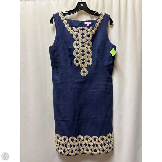 Dress Designer By Lilly Pulitzer In Navy, Size: L