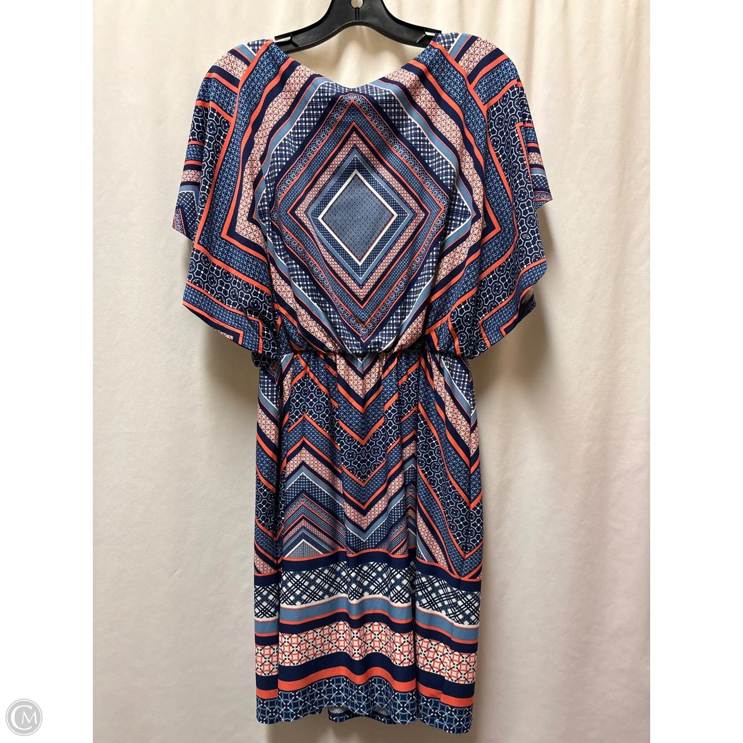 Dress Casual Midi By Halo In Blue, Size: Xs
