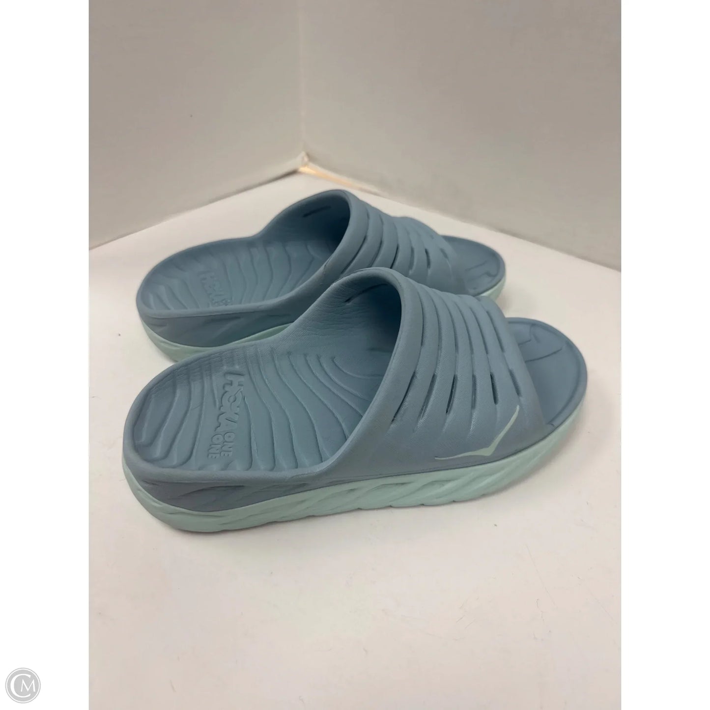 Sandals Flats By Hoka In Blue, Size: 8.5