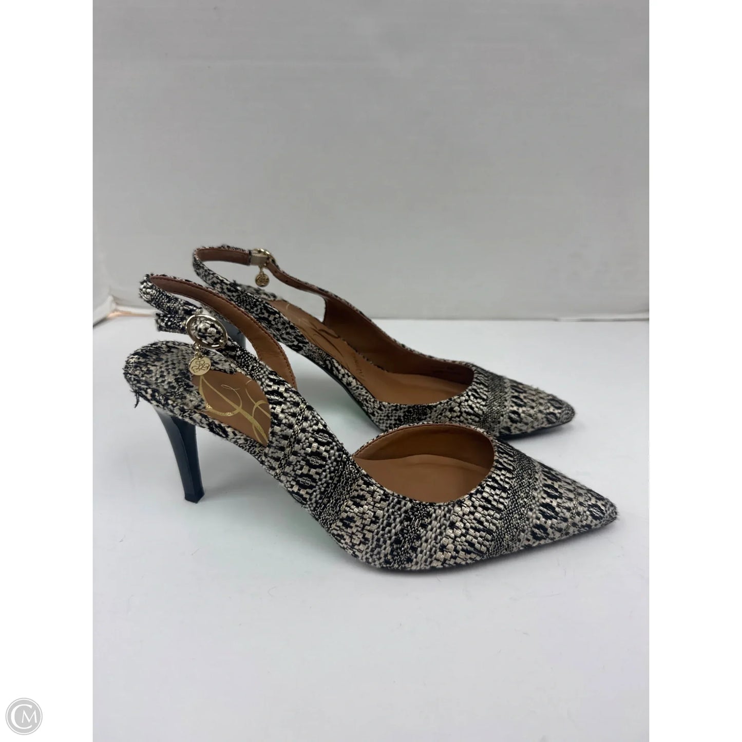 Shoes Heels Stiletto By J Renee In Gold, Size: 8