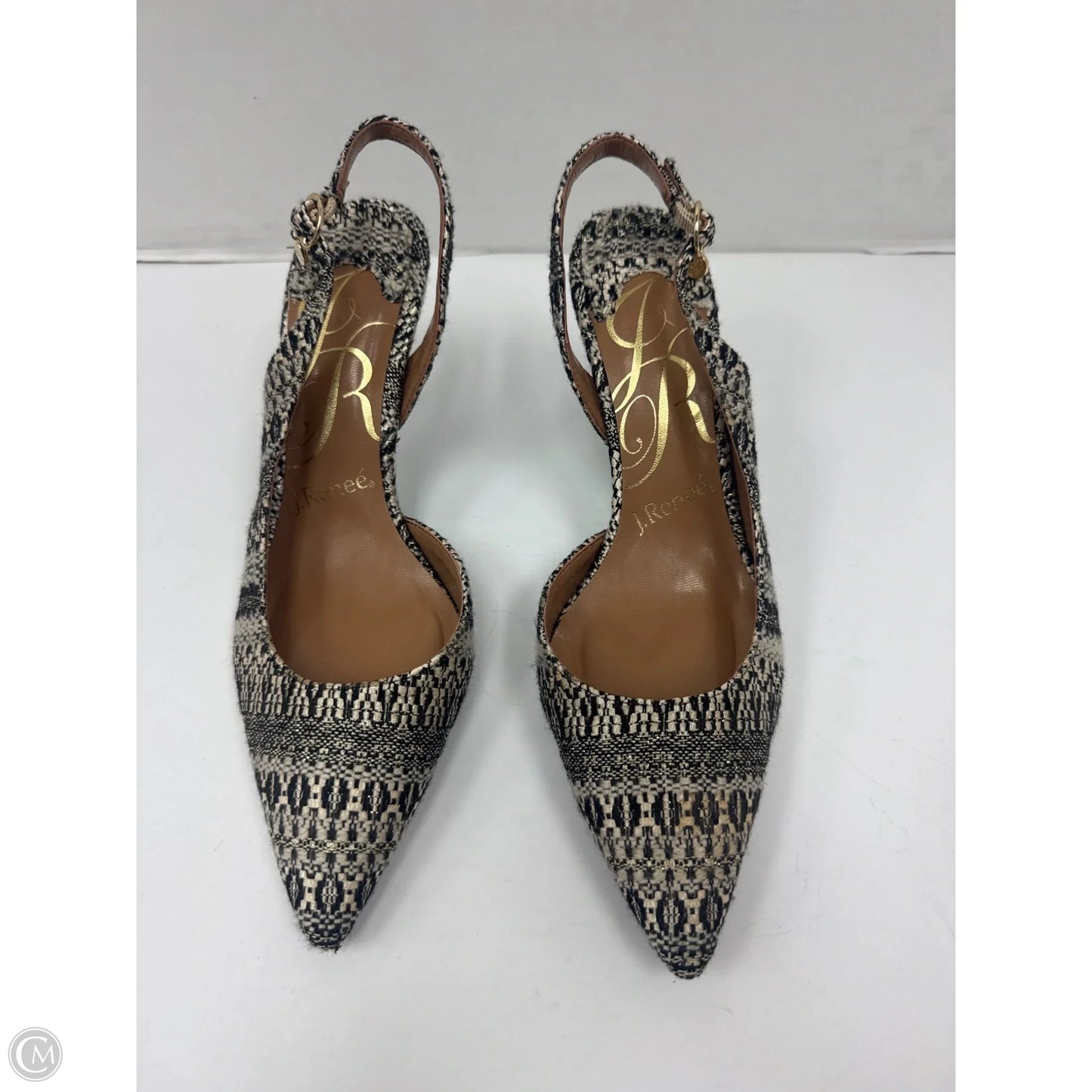 Shoes Heels Stiletto By J Renee In Gold, Size: 8