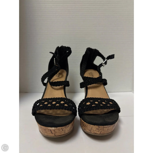 Sandals Heels Block By Mossimo In Black, Size: 8.5