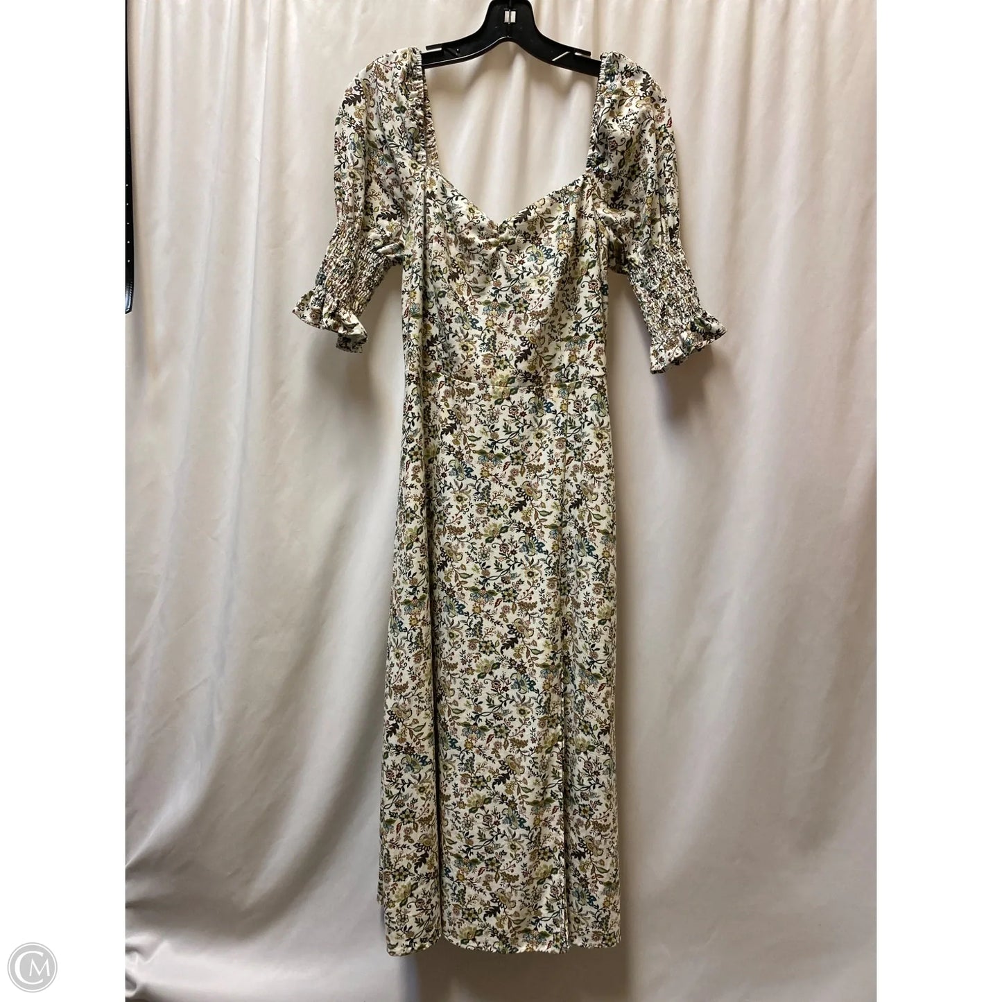 Dress Casual Maxi By Francesca's In Green, Size: L