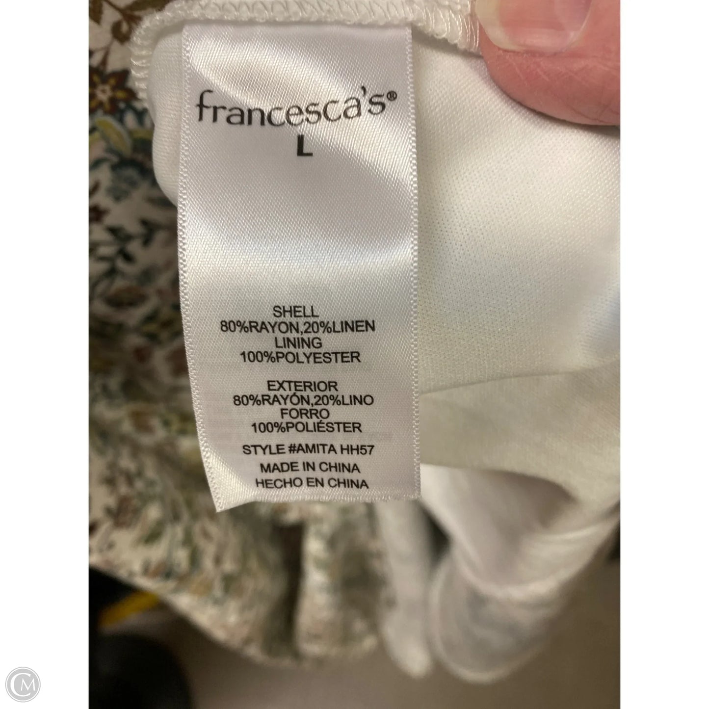 Dress Casual Maxi By Francesca's In Green, Size: L