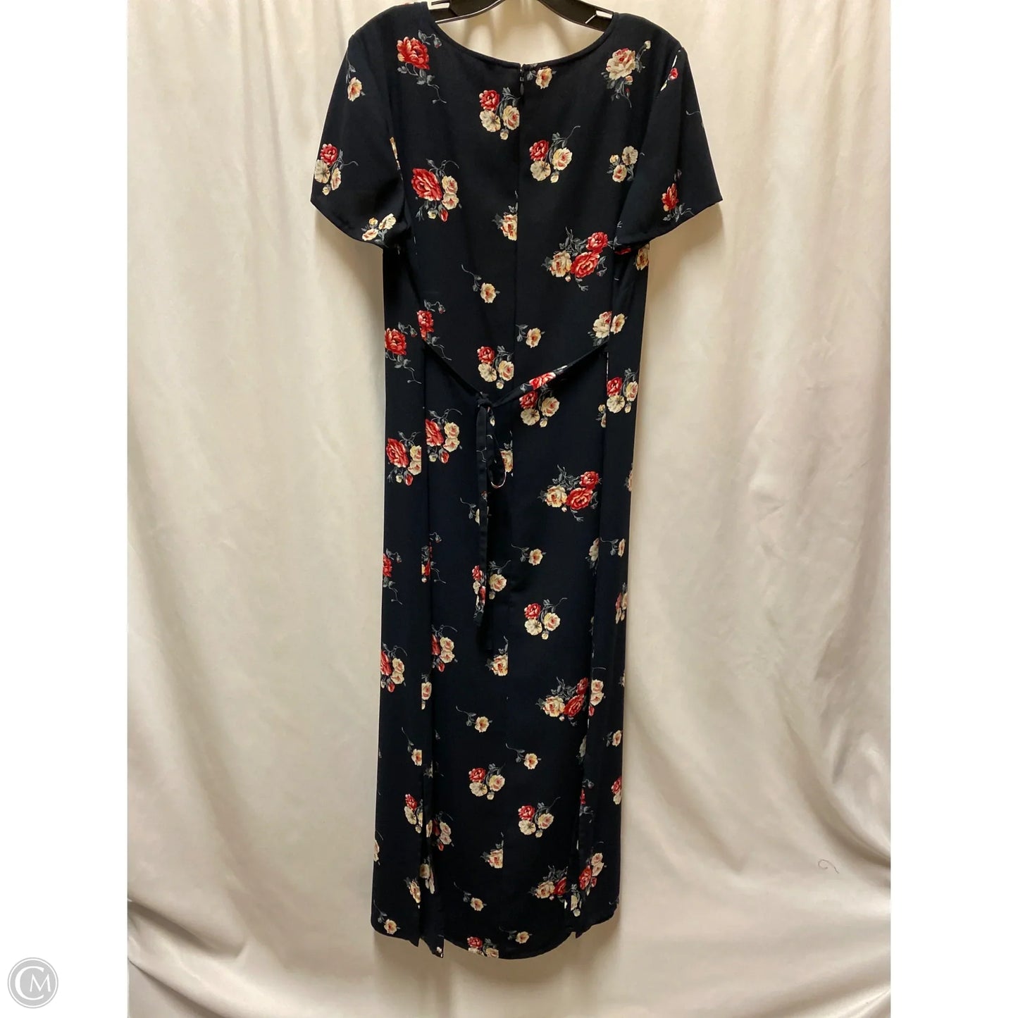 Dress Casual Midi By Emma James In Navy, Size: L
