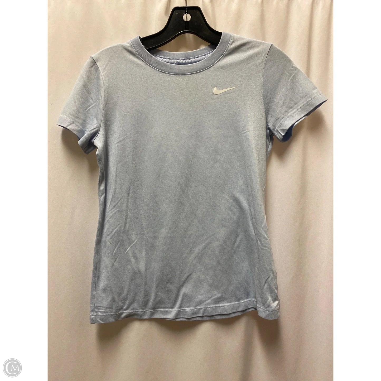 Athletic Top Short Sleeve By Nike In Blue, Size: Xs