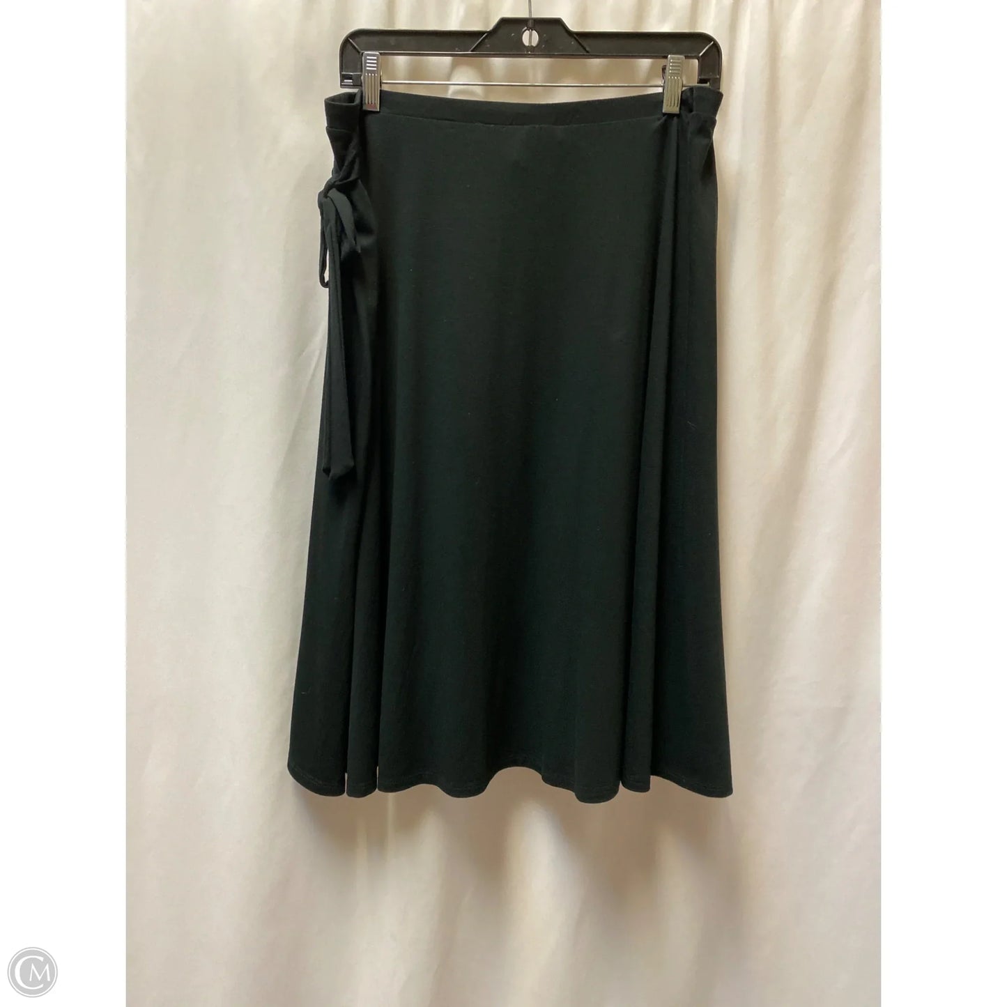 Skirt Midi By Bobeau In Black, Size: Xl