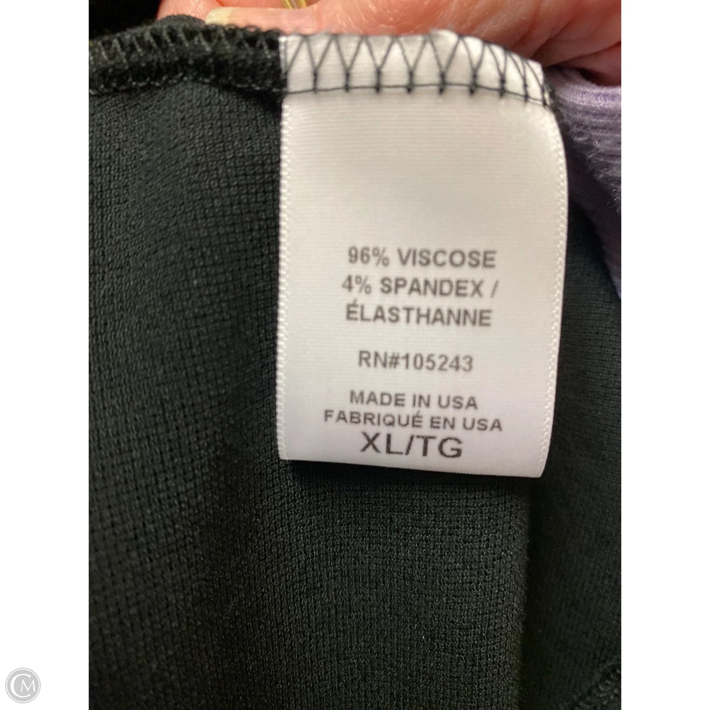 Skirt Midi By Bobeau In Black, Size: Xl