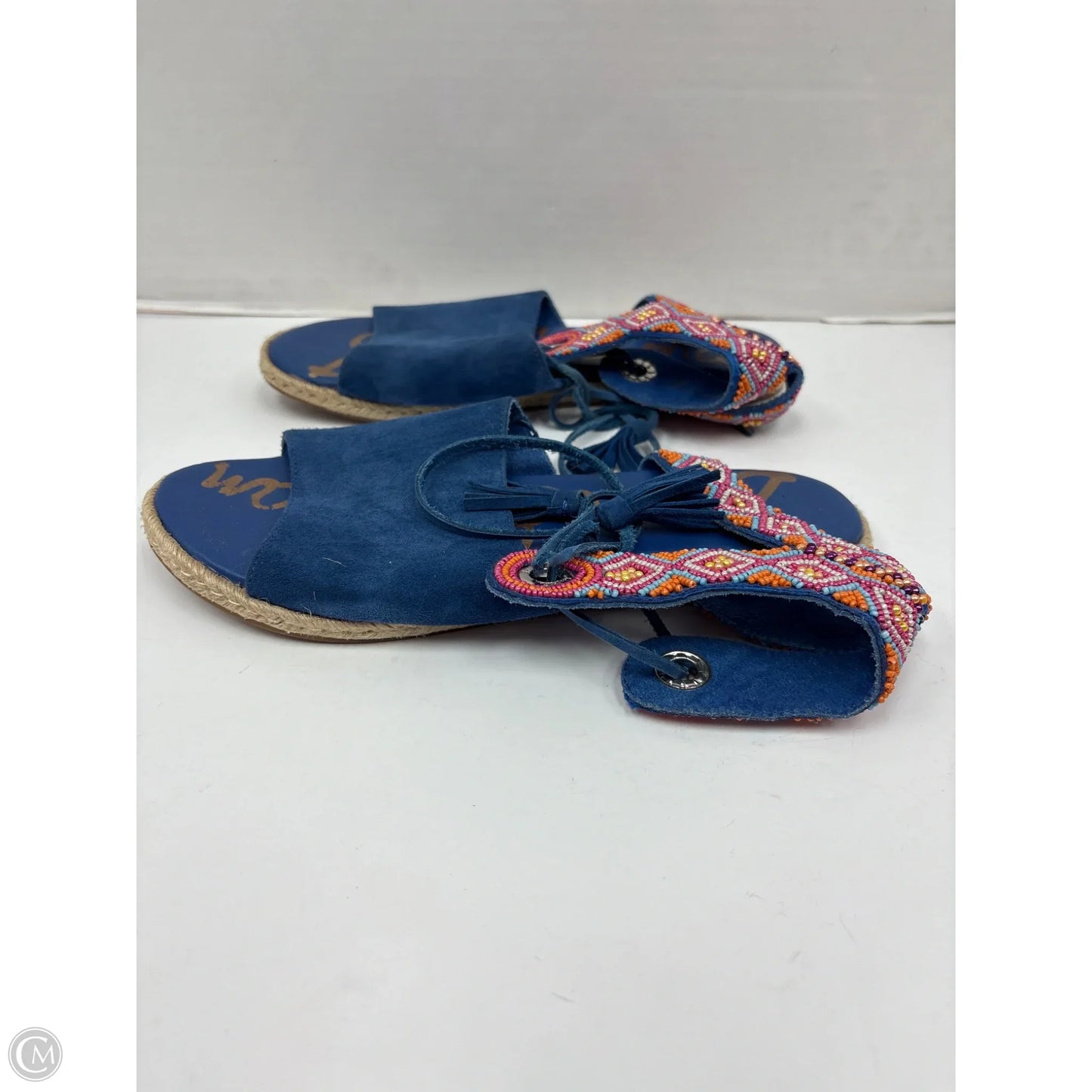 Sandals Flats By Sam Edelman In Blue, Size: 8