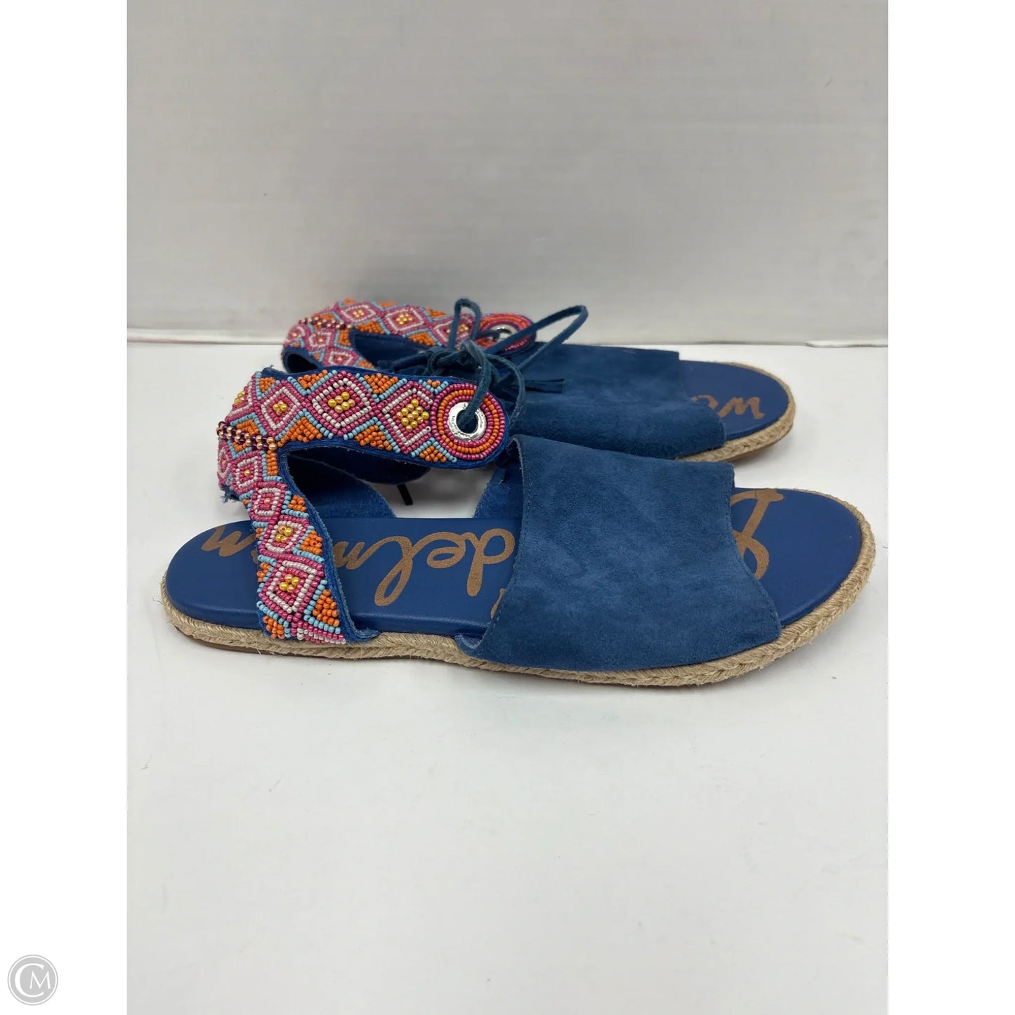 Sandals Flats By Sam Edelman In Blue, Size: 8