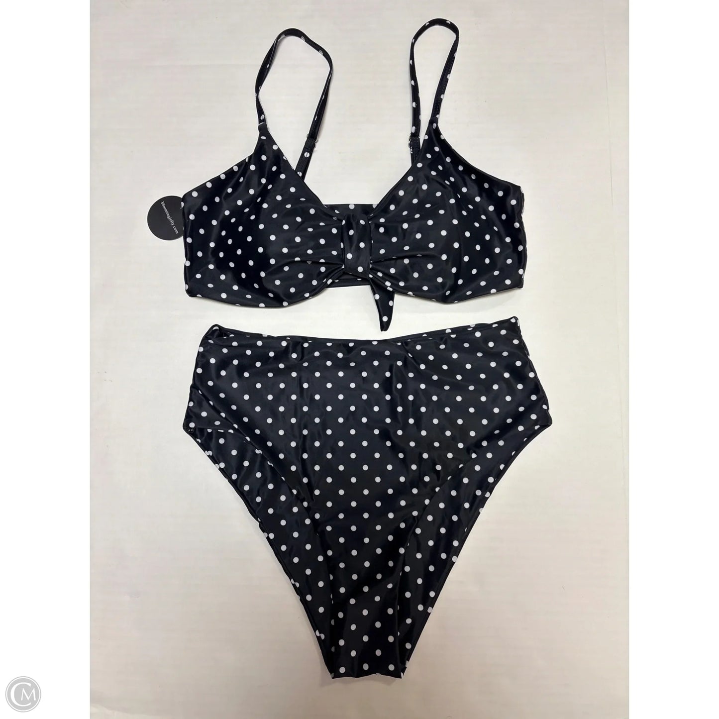 Swimsuit 2pc By Clothes Mentor In Black & White, Size: M