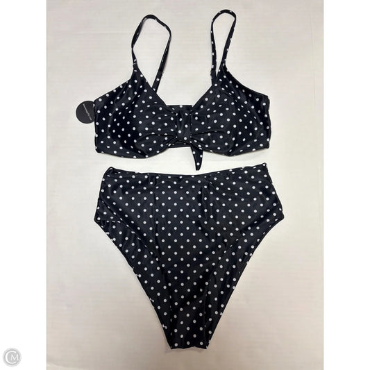 Swimsuit 2pc By Clothes Mentor In Black & White, Size: M