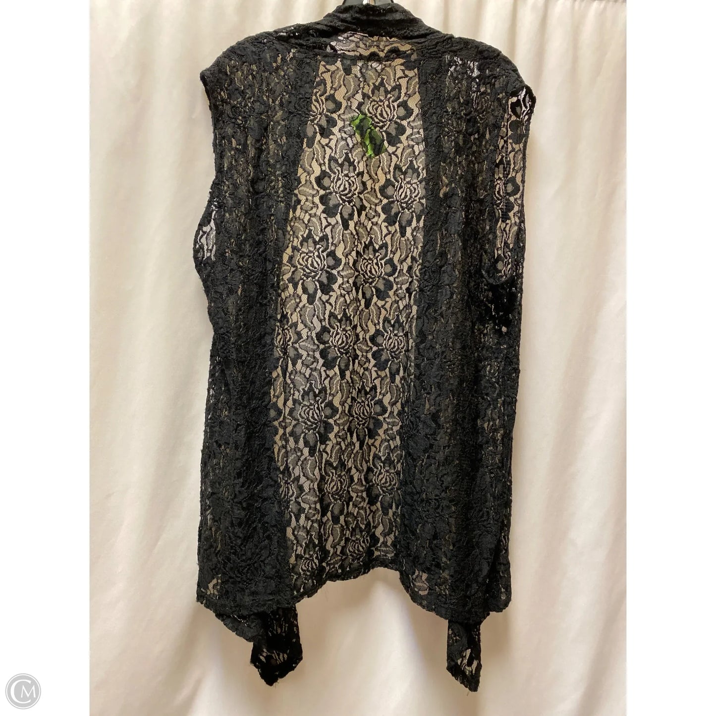 Cardigan By Clothes Mentor In Black, Size: 1x