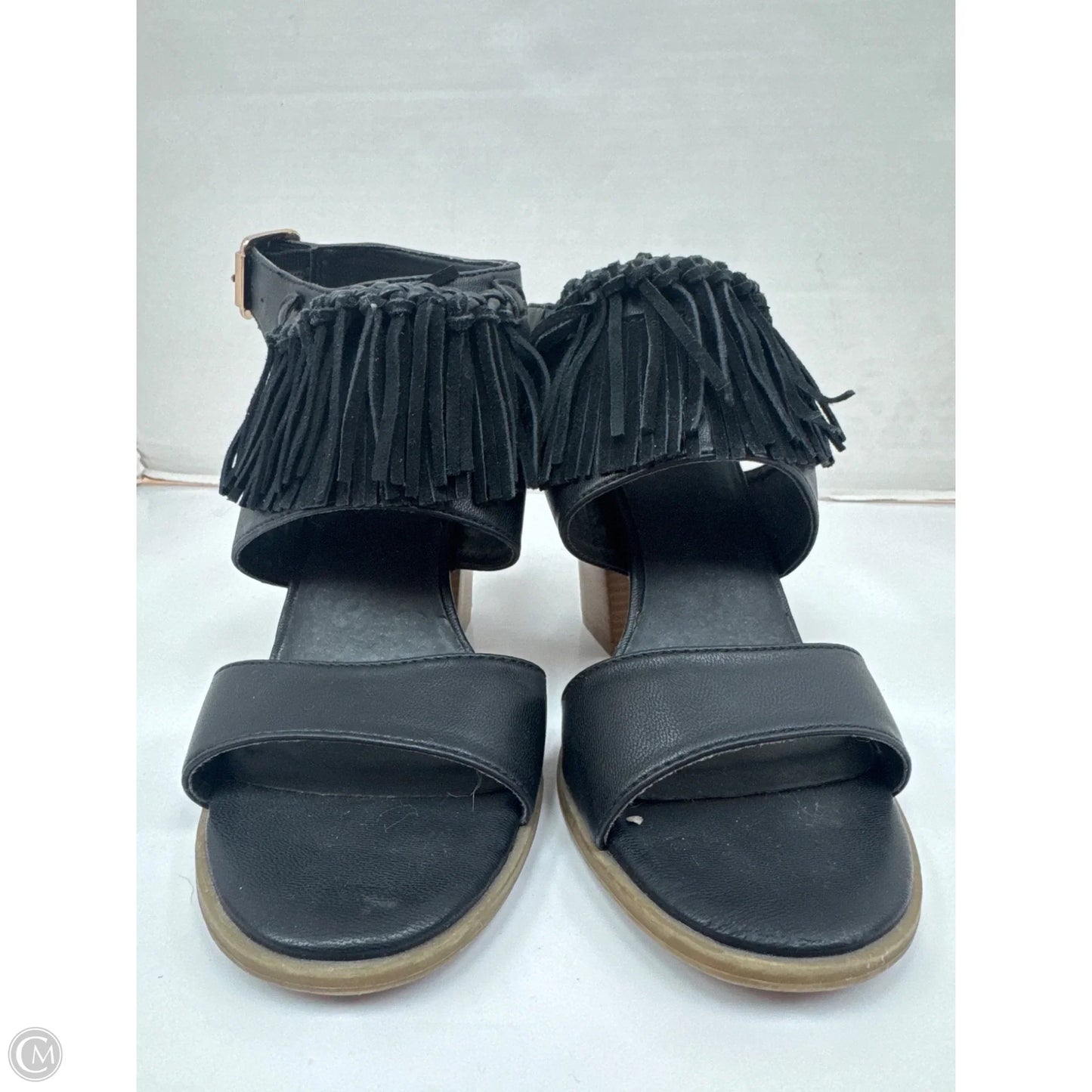Shoes Heels Block By Clothes Mentor In Black, Size: 5.5