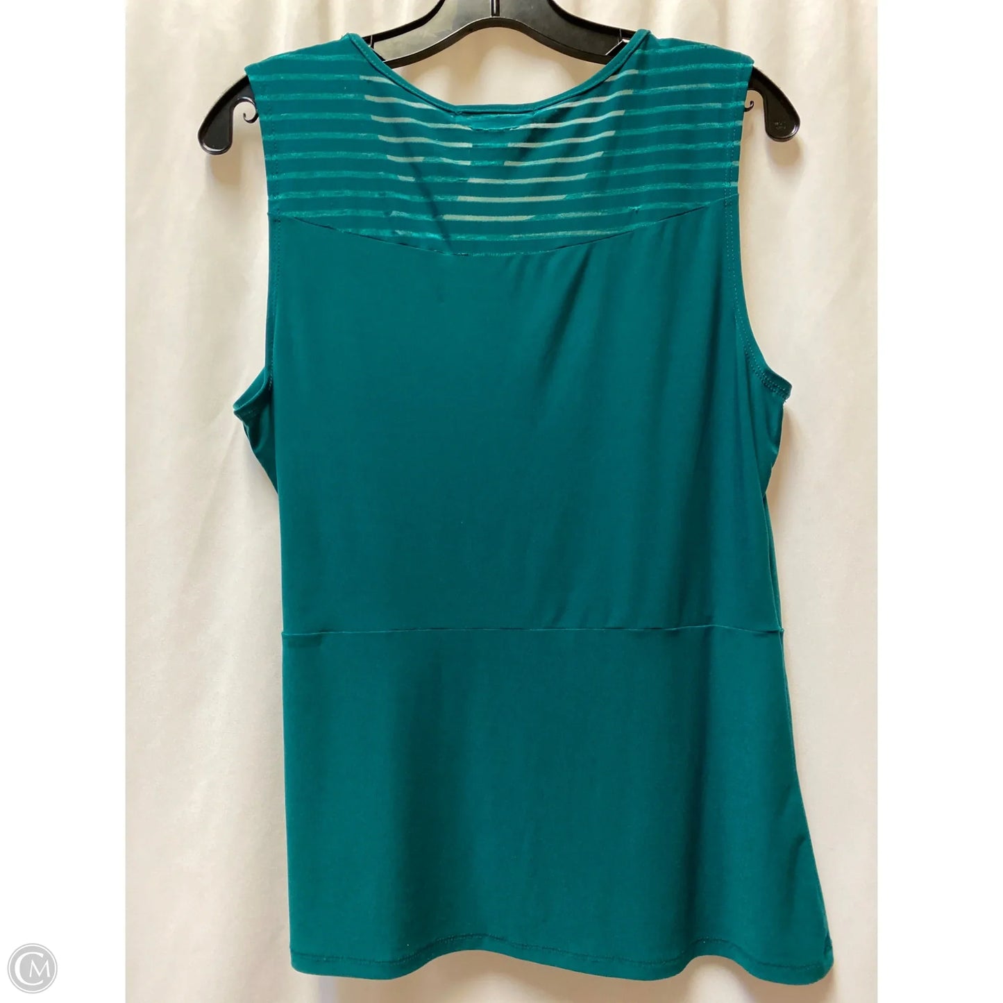 Top Sleeveless By Clothes Mentor In Green, Size: L