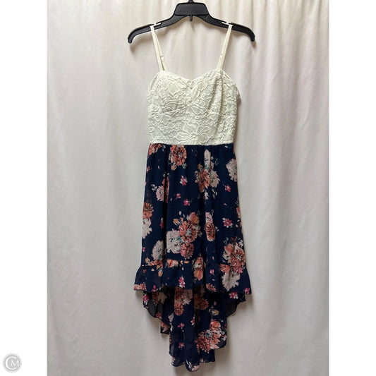 Dress Casual Midi By Auw In Navy, Size: L