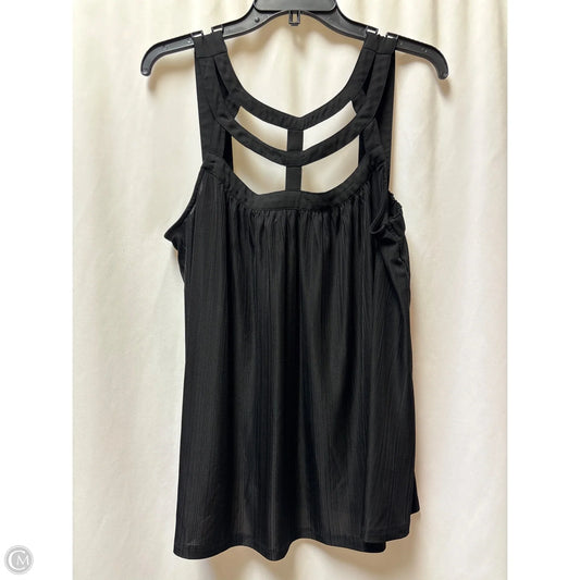 Top Sleeveless By Torrid In Black, Size: 1x