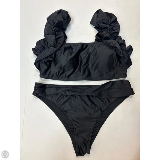 Swimsuit 2pc By Clothes Mentor In Black, Size: Xl