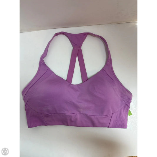 Athletic Bra By Avia In Purple, Size: L