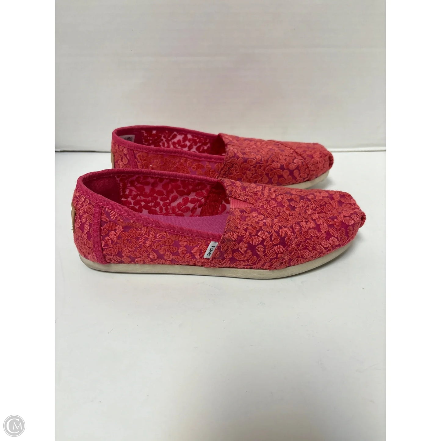 Shoes Flats By Toms In Pink, Size: 5.5
