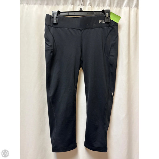 Athletic Capris By Fila In Black, Size: S