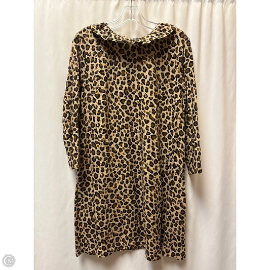 Dress Casual Midi By Crown And Ivy In Animal Print, Size: M