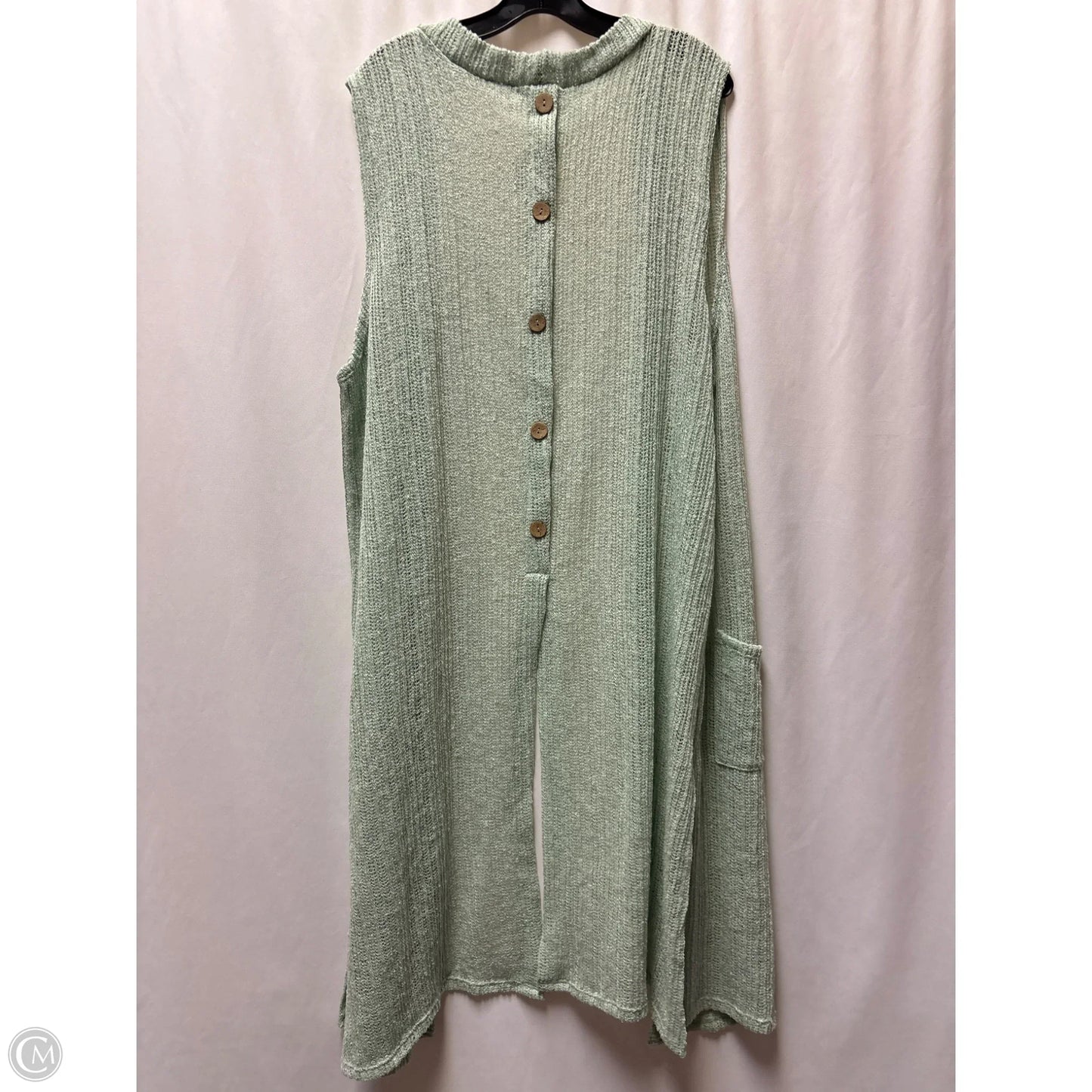 Cardigan By Jade In Green, Size: 3x